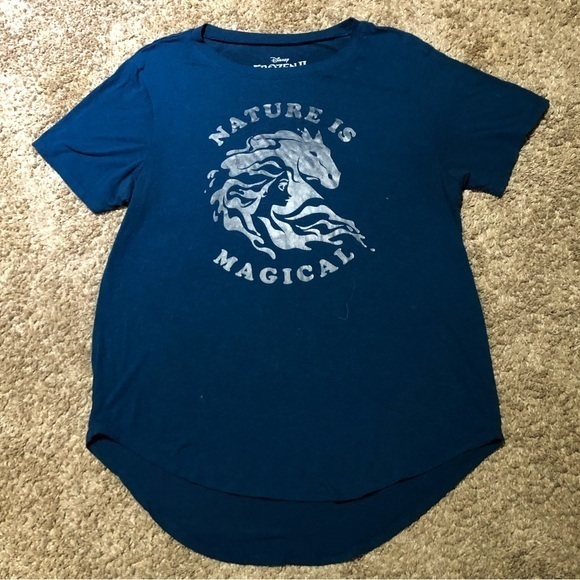 Disney Frozen 2 women’s T-shirt size Large 11/13 HH - Picture 1 of 4